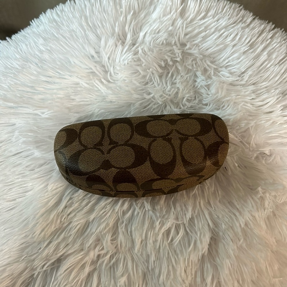 Coach eyeglass case